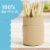 Noa Store 200 Bamboo Skewers 4 Inch, Wooden Paddle Picks Perspective: back