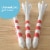 Noa Store 3 1/4  Plastic Golf Tees - 150 Tees in Bulk - White and Red Perspective: back