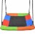 Swinging Monkey Giant 40 x 30 Square Mat Platform Outdoor Play Swing, Rainbow Perspective: back