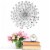Stratton Home Decor Silver Acrylic Burst 24x24x5 Inch Metal Wall Art Decoration Perspective: back