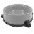 Pet Food Bowl Non Skid Feeding Dish Dog Cat Water Food Feeding Plastic Plate 9 Perspective: back