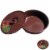 2 X Tortilla Container Keeper Microwave Warmer 8  Round Pita Taco Warm Flatbread Perspective: back