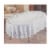 Vinyl White Oval Tablecloth 54 X 72 Design Table Cover Party Easy Wipe Clean Perspective: back