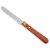 8 Steak Knife Serrated Edge Steel Wooden Knives Stainless Steel Cutlery Utensil Perspective: back
