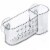 2 Bath Organizer Shower Caddy Bathroom Storage Basket Soap Holder Suction Cups Perspective: back