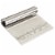 Bench Scraper Stainless Steel Dough Chopper Measure Cutter Pastry Baking Kitchen Perspective: back