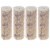 4 Rolls 6  Wide Cotton Elastic Bandages Clips Sports First Aid Large Body Wrap Perspective: back