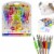 24 Pack Scented Gel Pens Multicolor Arts and Crafts Pen School Supplies All Ages Perspective: back