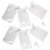 24 Pc Cruise Ship Flask Kit 4 Oz Rum Runners Alcohol Liquor Booze Bags Plastic Perspective: back