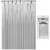 Gray Shower Curtain Liner Magnetic 70 X 72 Waterproof Heavy Duty Vinyl Bathroom Perspective: back