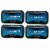 4 PC Shoe Polish Shine Sponge Cleaning Protector Leather Care Boots All Colors Perspective: back