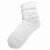 6 Pairs Scrunchie Slouch Socks Cotton Plush Soft Thick Junior Girls 6-8 White Perspective: back