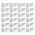 24 Wall Mirror Holder Clips Clear Retainer Mounting Brackets Screws Anchors Kit Perspective: back