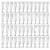 48 Pc Disposable Champagne Flutes Wine Mimosa Glasses Cups Brunch Party 4.7oz Perspective: back