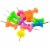 100 Pc Push Pin Thumb Tack Multi Color 7/8 Cork Board Bulletin Office Pushpin Perspective: back