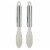 2 Pc Stainless Steel Sandwich Spreader Knife Butter Jam Cheese Knives Wide Blade Perspective: back