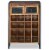 vidaXL Wine Rack for 16 Bottles Solid Reclaimed Wood Perspective: back