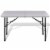 vidaXL Foldable Garden Table 48 HDPE White Perspective: back