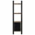 vidaXL Bookshelf 17.7 x11.8 x67.3 Solid Reclaimed Wood Perspective: back