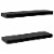 vidaXL Floating Wall Shelves 2 pcs Black 23.6 x7.9 x1.5 Perspective: back