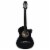 vidaXL Western Classical Cutaway Guitar with 6 Strings Black 38 Perspective: back