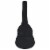 vidaXL Guitar Bag for 3/4 Classical Guitar Black 37 x13.8 Fabric Perspective: back