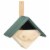 vidaXL Bird Houses 4 pcs 9.4 x6.3 x11.8 Firwood Perspective: back