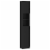 vidaXL Bathroom Cabinet Black 12.6 x10 x74.8 Engineered Wood Perspective: back