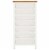vidaXL Wine Cabinet 22 x12.6 x43.3 Solid Oak Wood Perspective: back
