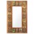 vidaXL Mirror with Buddha Cladding 19.7 x31.5 Solid Reclaimed Wood Perspective: back