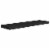 vidaXL Floating Wall Shelf Black 35.4 x9.3 x1.5 MDF Perspective: back