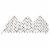vidaXL Garden Trellis Fences 5 pcs 66.9 x29.5 Willow Perspective: back