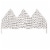 vidaXL Garden Trellis Fences 5 pcs 66.9 x41.3 Willow Perspective: back