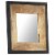 vidaXL Mirror 19.7 x19.7  Solid Mango Wood Perspective: back