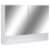 vidaXL LED Bathroom Mirror Cabinet White 31.5 x5.9 x23.6 MDF Perspective: back