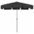 vidaXL Beach Umbrella Black 78.7 x49.2 Perspective: back