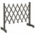 vidaXL Garden Trellis Fence Gray 47.2 x23.6 Solid Firwood Perspective: back