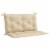 vidaXL Cushion for Swing Chair Beige 39.4  Fabric Perspective: back
