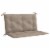 Vidaxl Cushion For Swing Chair Taupe 39.4  Fabric Perspective: back