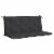 Vidaxl Cushion For Swing Chair Black 47.2  Fabric Perspective: back