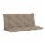 Vidaxl Cushion For Swing Chair Taupe 47.2  Fabric Perspective: back