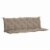 Vidaxl Cushion For Swing Chair Taupe 70.9 Fabric Perspective: back