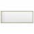 vidaXL Bathroom Mirror Sonoma Oak 39.4 x0.6 x14.6  Engineered Wood Perspective: back