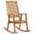 vidaXL Rocking Chair with Cushions Solid Acacia Wood Perspective: back