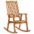 vidaXL Rocking Chair with Cushions Solid Acacia Wood Perspective: back