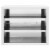 vidaXL Kitchen Wall Cabinet 35.4 x15.7 x29.5  Stainless Steel Perspective: back