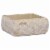 vidaXL Sink Cream 11.8 x11.8 x5.1 Marble Perspective: back