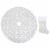 vidaXL Luxury Christmas Tree Skirt with Sock White 3 ft Fabric Perspective: back
