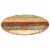 vidaXL Table Top Ø19.7 x(0.59 -0.63 ) Solid Reclaimed Wood Perspective: back