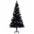 vidaXL Artificial Christmas Tree with LEDs&Ball Set Black 70.9  PVC Perspective: back